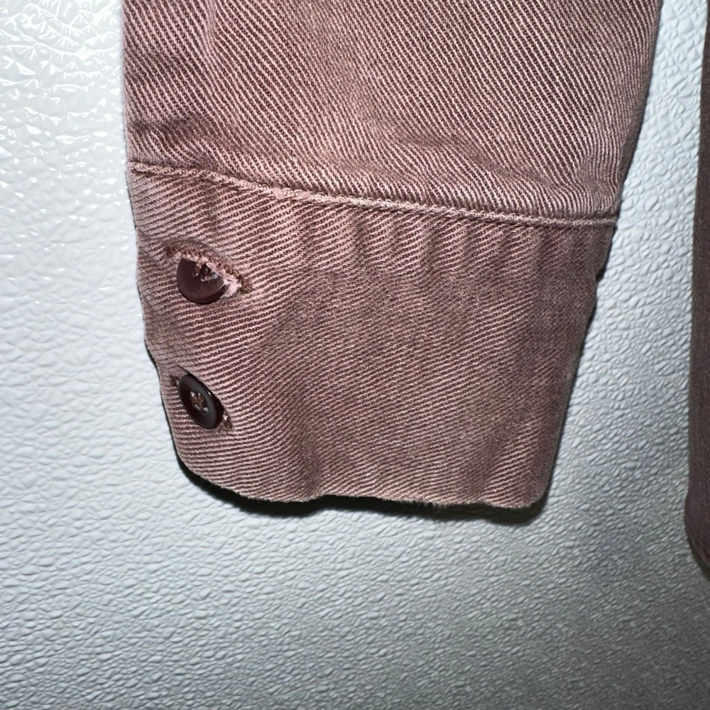 Levi's Double Pocket Denim Jacket 70s Big E Size Medium Brown Maroon Rare Unisex - Picture 8 of 11